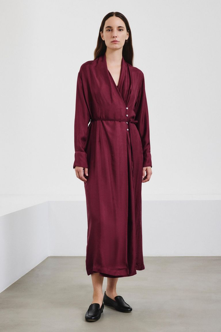 Robe en habotai de soie