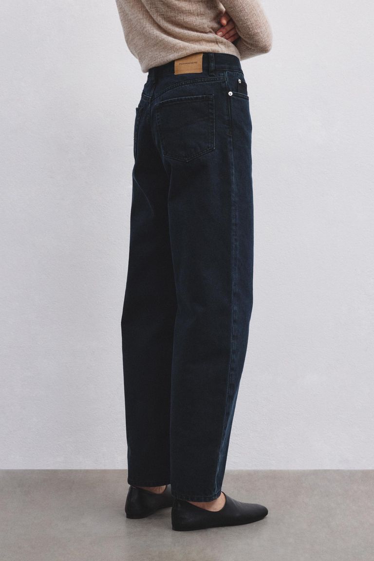 5-pocket trousers in dark denim