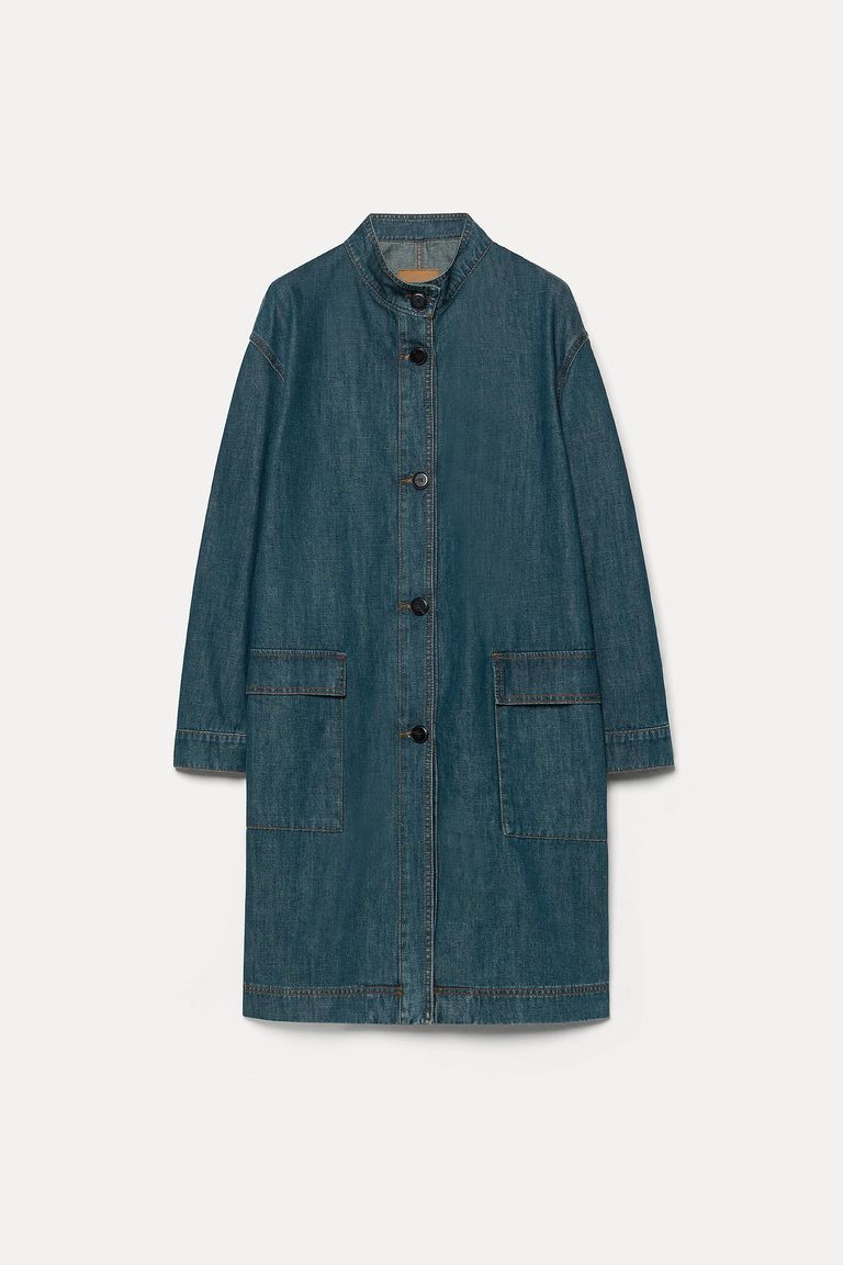 Denim coat water