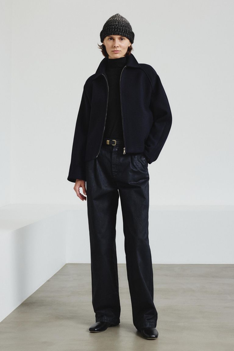 Giubbino in panno di lana infeltrito