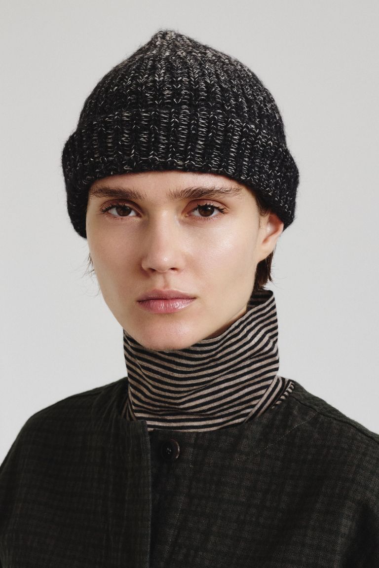 Degradé knit beanie