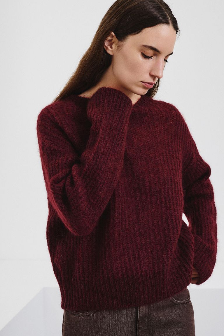 Pull en mohair