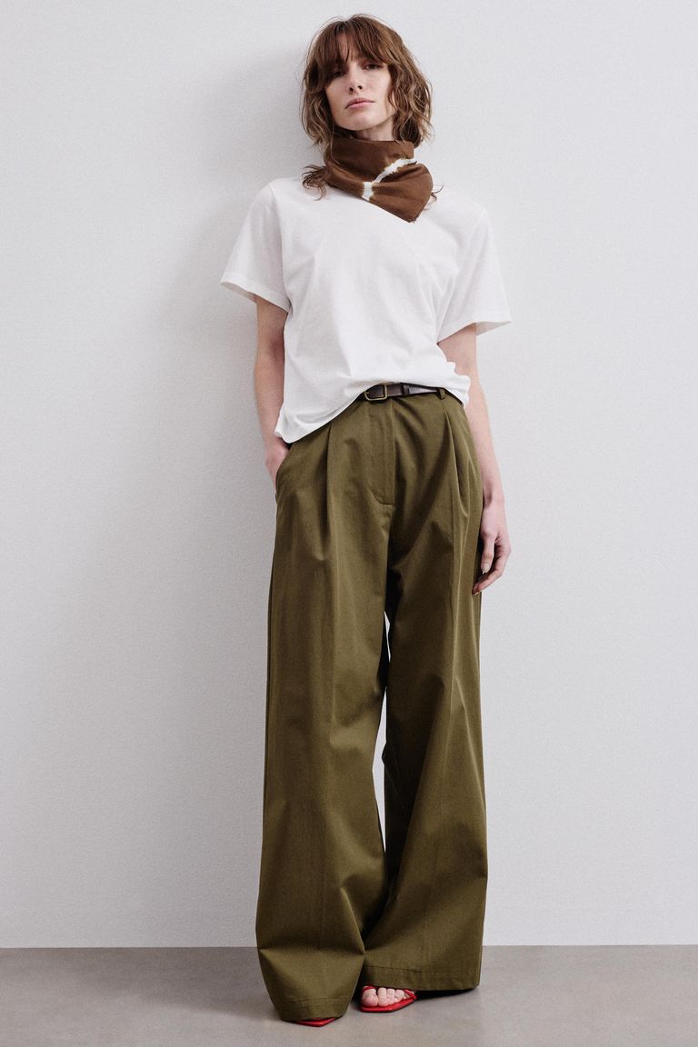 T-shirt in jersey di cotone maltinto