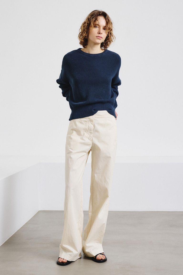 Iconic cotton gabardine trousers