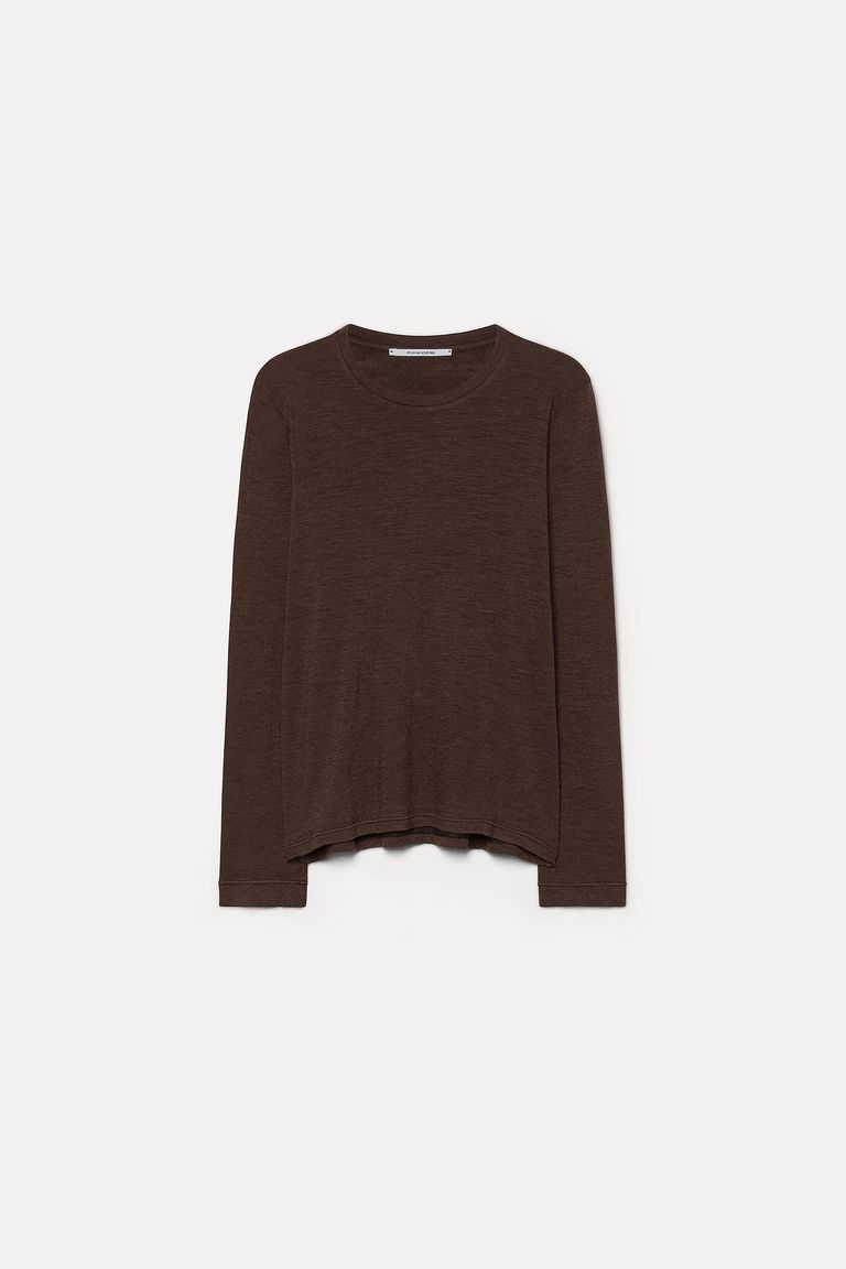 T-shirt in jersey di lana