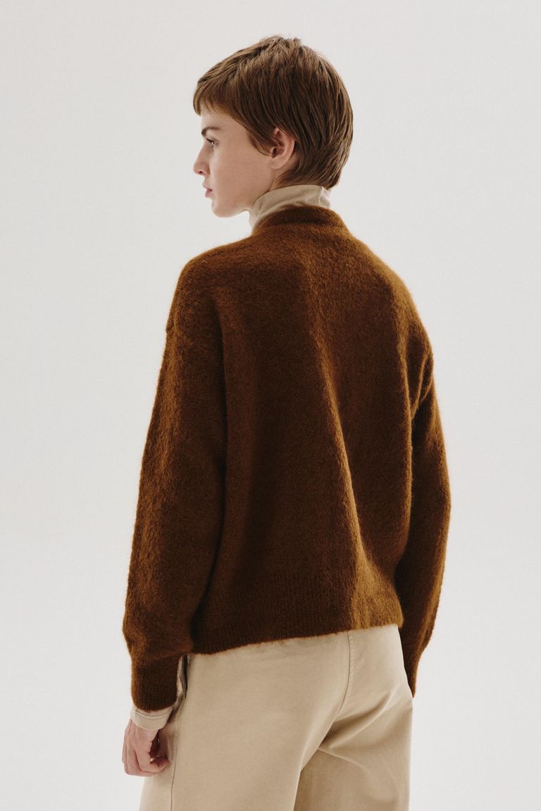 Cardigan in mohair
