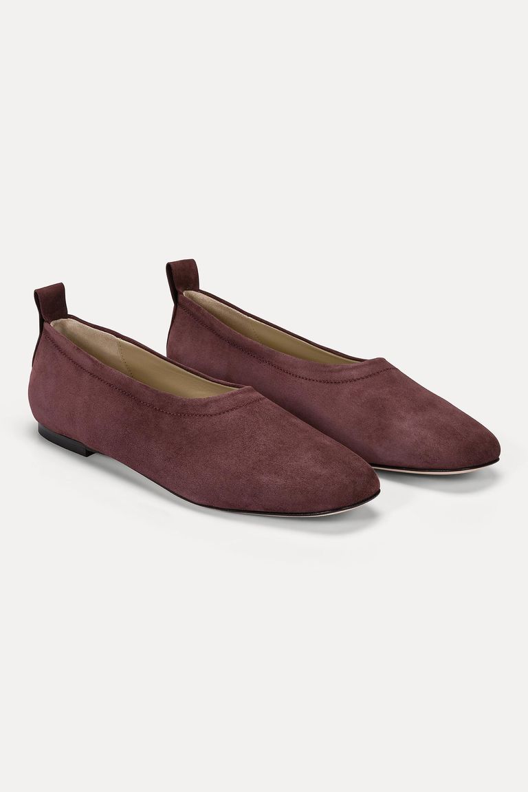 Suede Ballet Flat