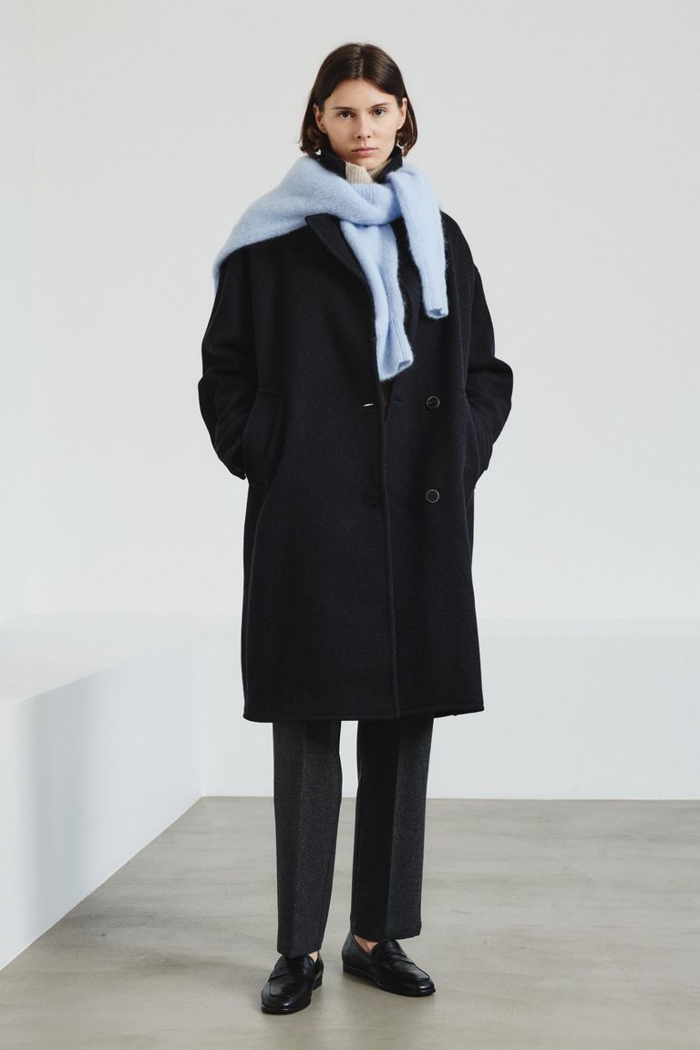 Wool drill cloth coat