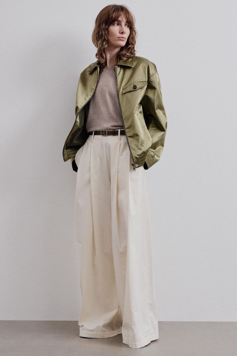 Veste en satin irisé