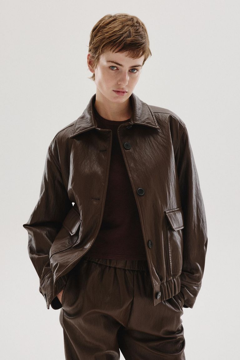 Blouson en similicuir
