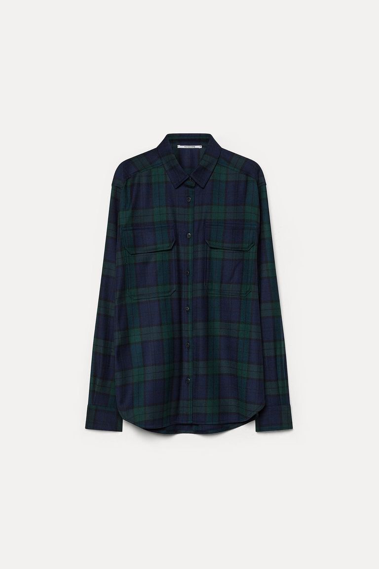 Tartan flannel shirt