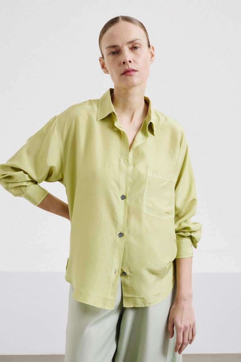 Camicia in habutai di seta