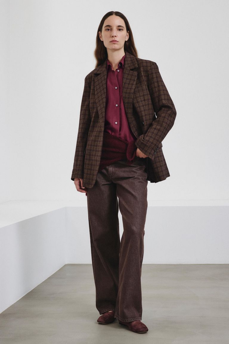 Silk twill shirt