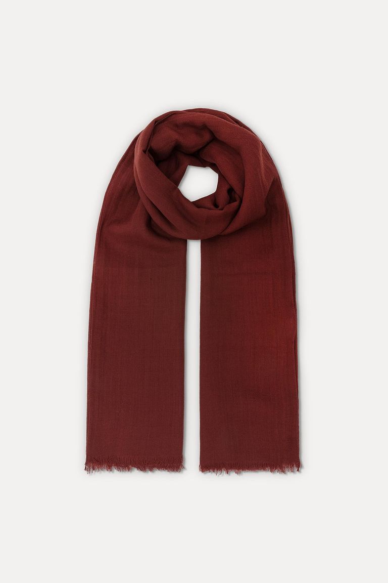 Virgin wool crepe pashmina