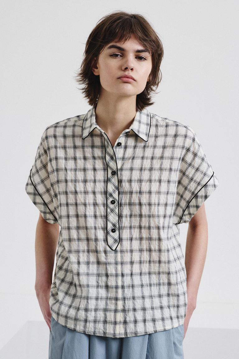 Cotton madras shirt