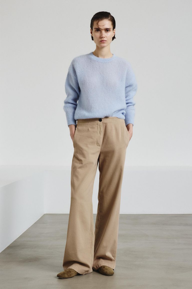 Iconic trousers in brushed drill