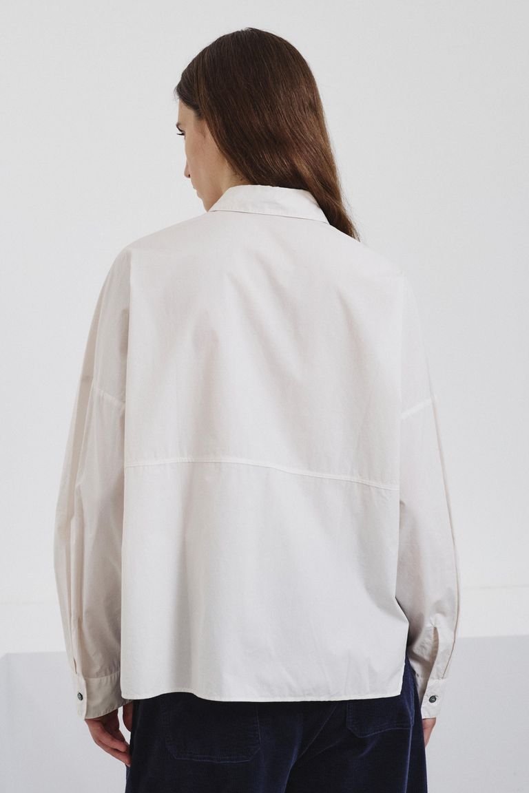 Poplin shirt soft lime