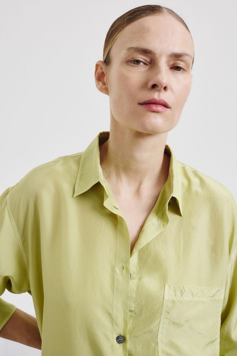 Camicia in habutai di seta