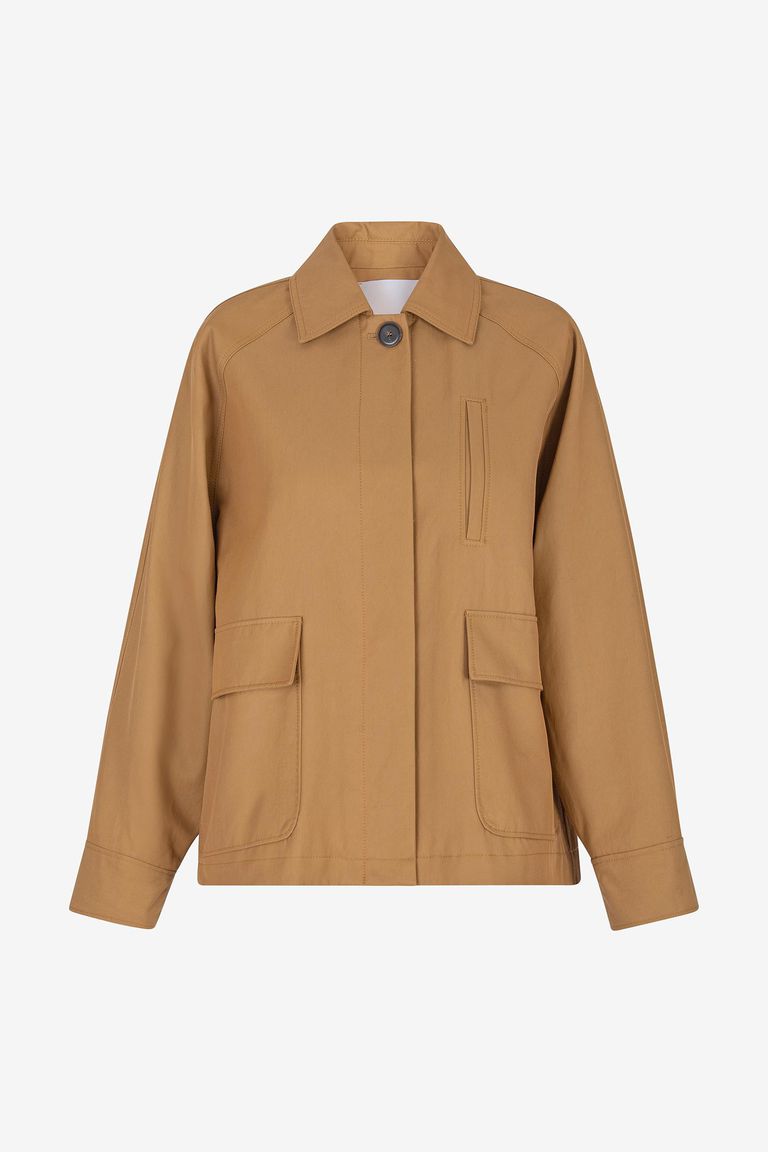 Giubbino con abbotonatura nascosta