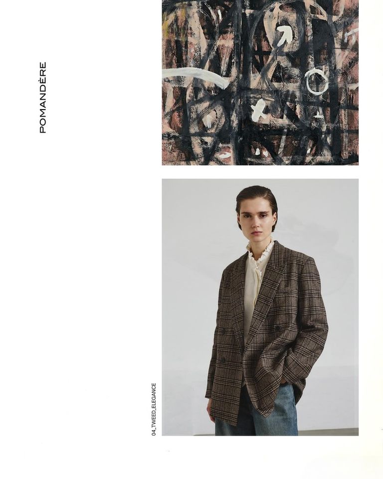 Elegance in every detail. The jacquard crepe shirt, lightweight, textured and effortlessly refined. A perfect balance of structure and softness for timeless femininity

 #POMANDÈRE #FW25