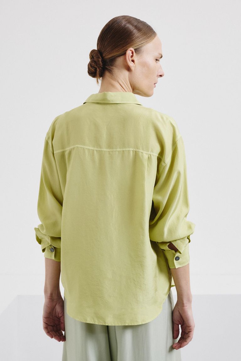 Camicia in habutai di seta