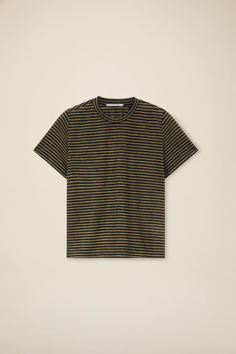 T-shirt in jersey rigato