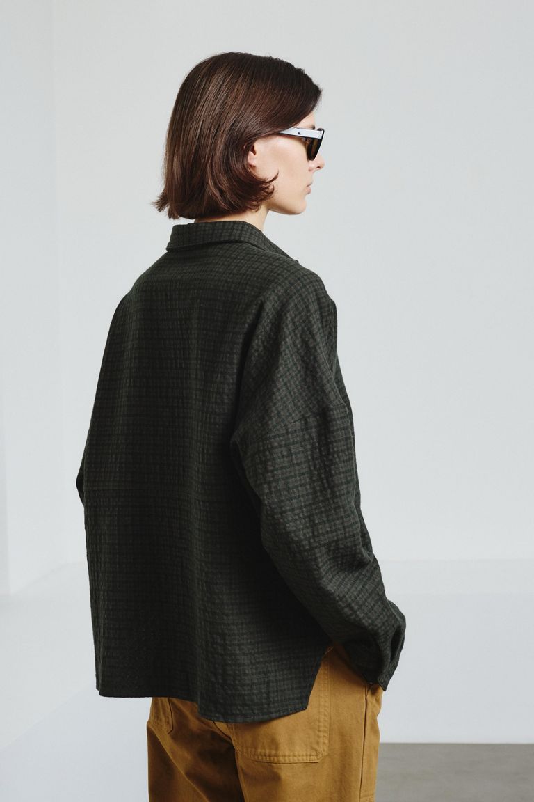 Iconic micro check shirt