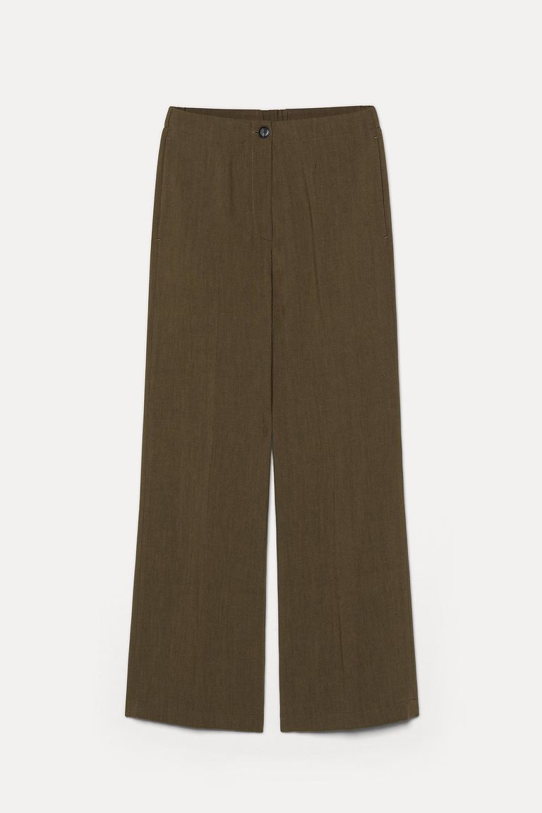 Iconic trousers in crepe flannel