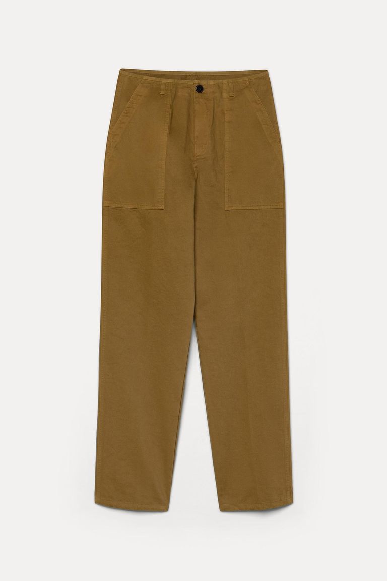 Cargo trousers in cotton drill