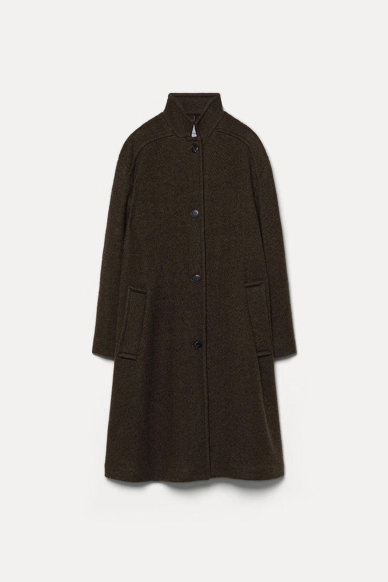Double wool cotton coat