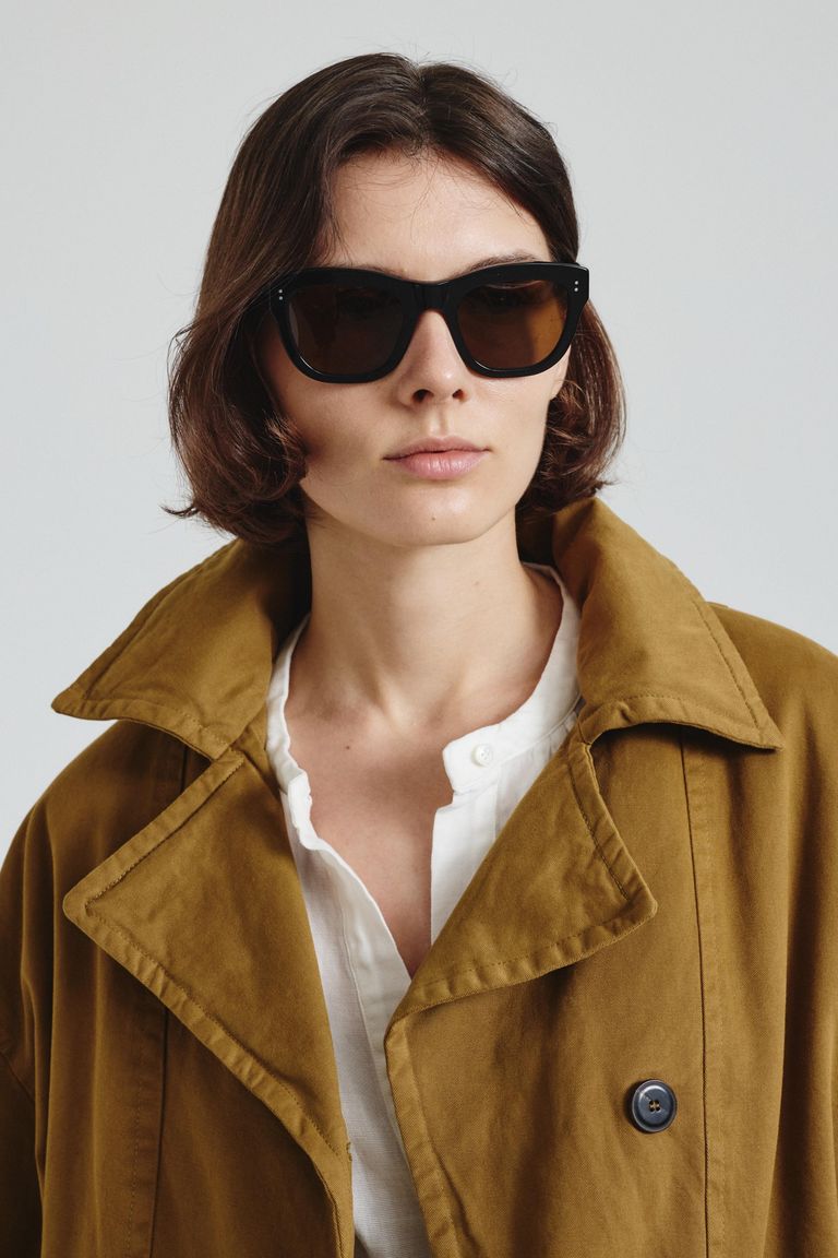 Cotton drill peacoat