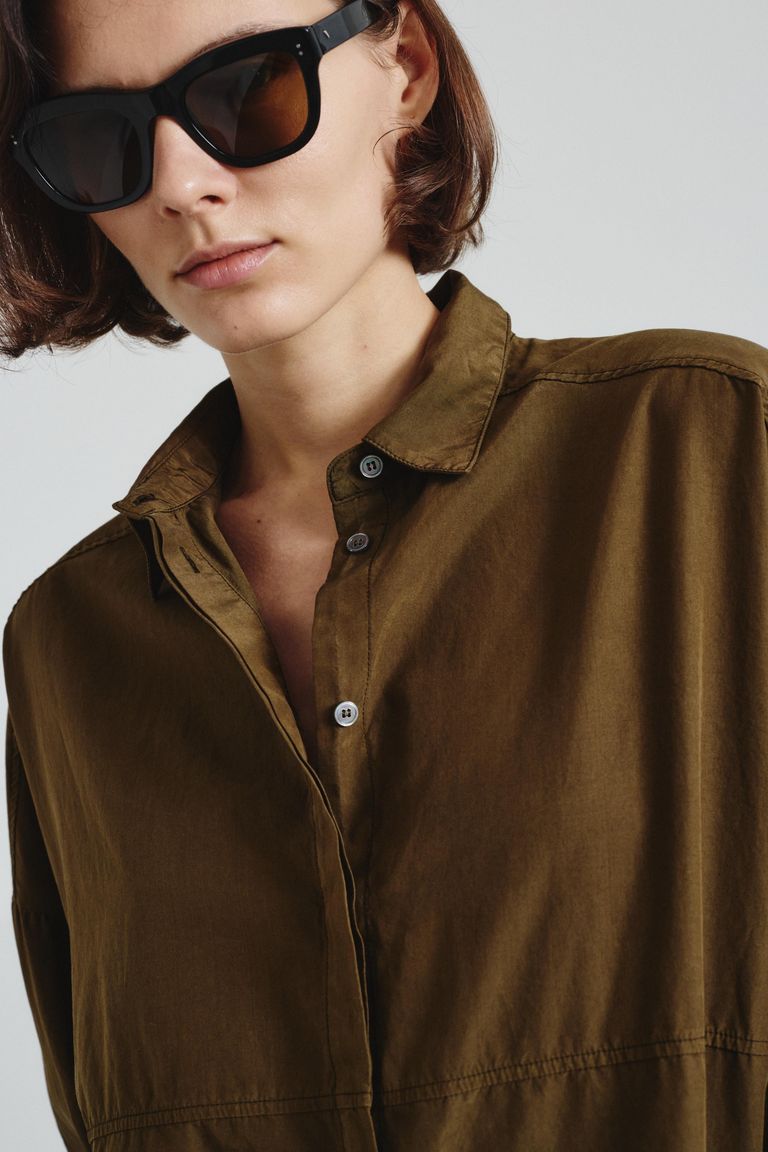 Iconic cotton and silk shirt
