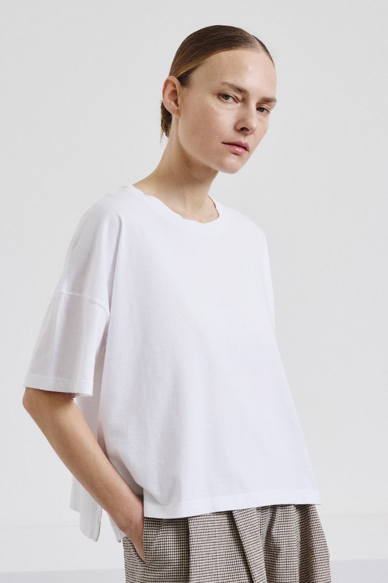 Oversized cotton jersey T-shirt