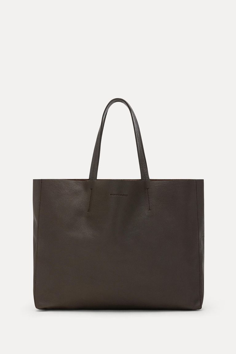 Nappa shopper bag