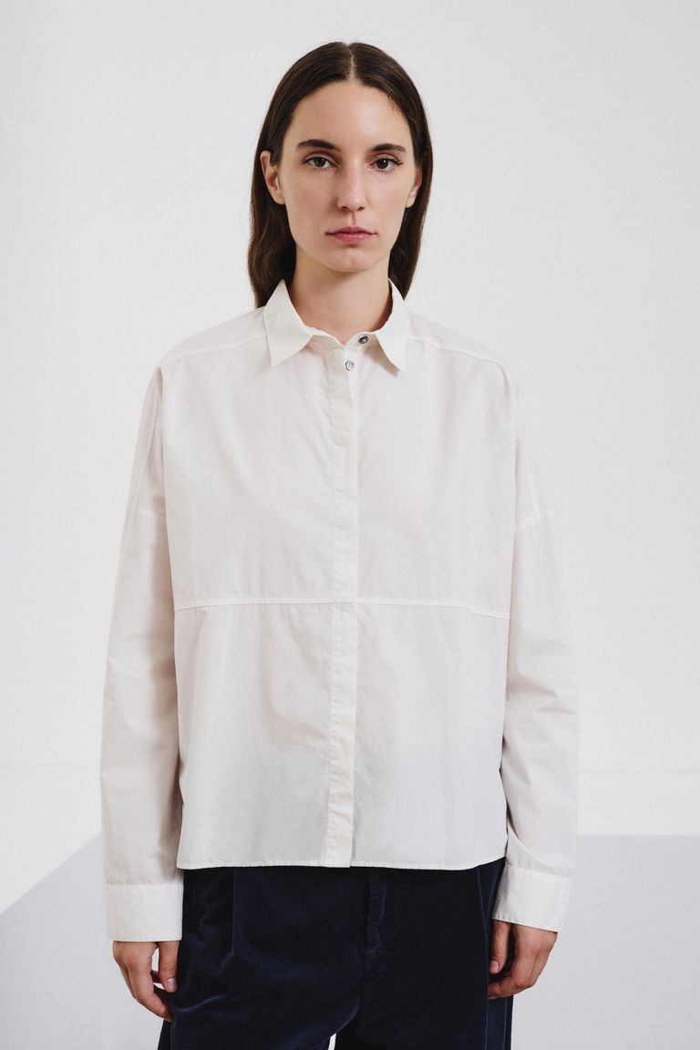 Poplin shirt soft lime