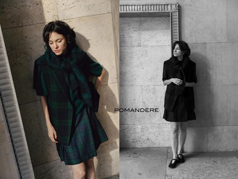 Dive into tartan elegance with our set in pure virgin wool: a sleeveless jacket and kilt skirt, paired with a jacquard knit sweater in the matching tartan motif. A statement look that blends tradition and modernity.

@LaviniaGuglielman in Pomandère Fall Winter 2025 collection

#POMANDÈRE #FW25