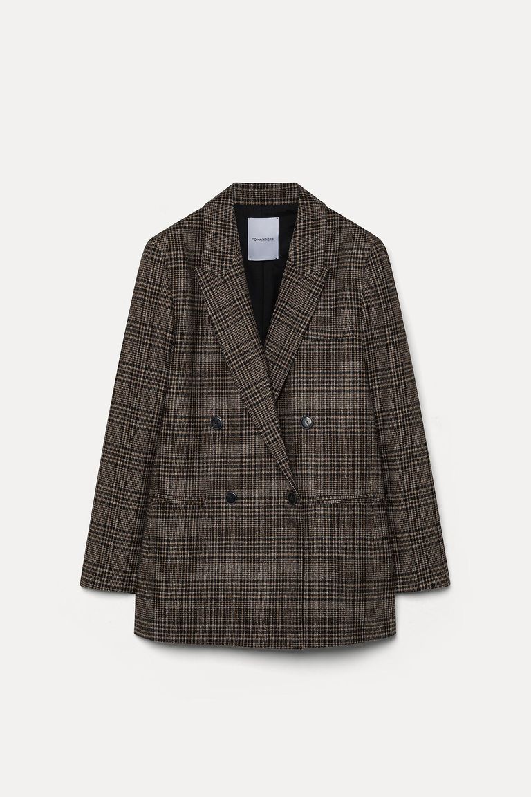 Prince of wales flannel jacket