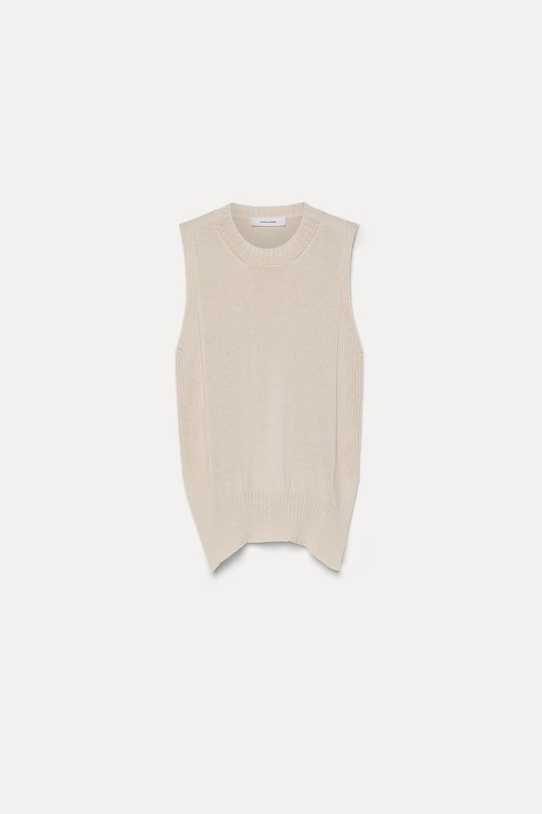 Canotta in maglia di cotone organico