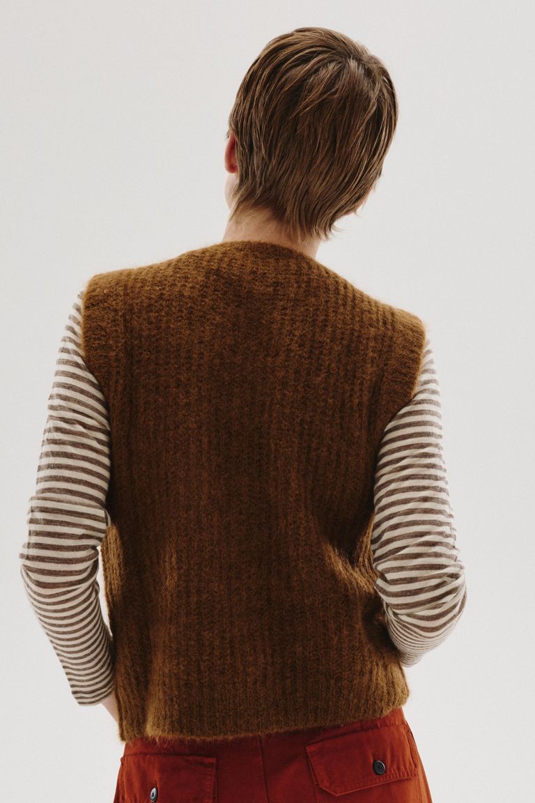 Gilet in mohair