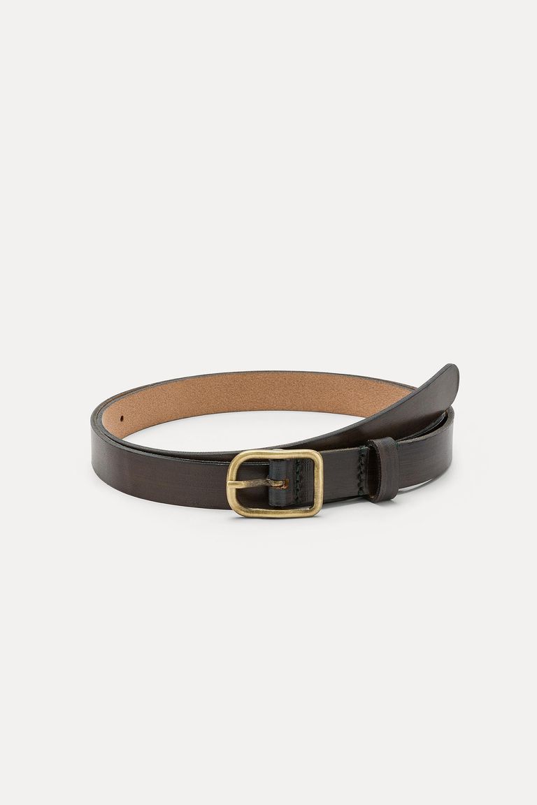 XZQTIVE Women Men Genuine Leather Belt Vintage Ladies