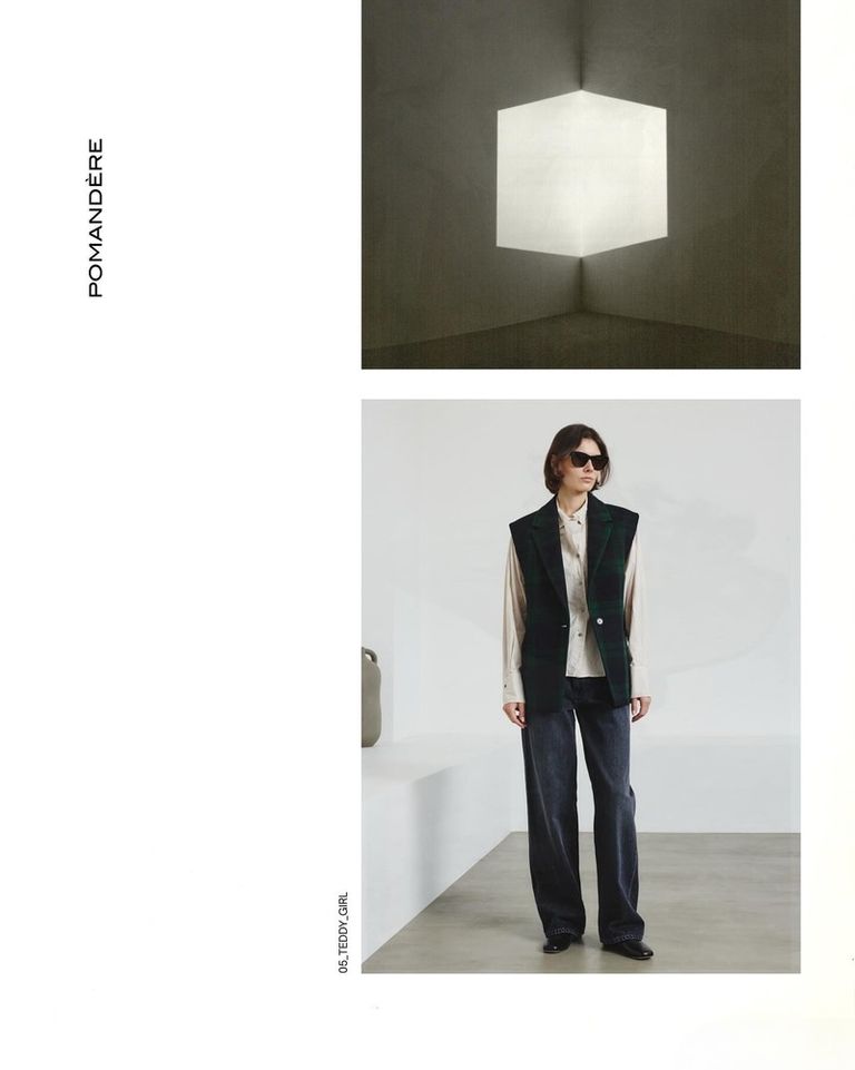 Classic tartan, reimagined with softness and structure.
The flannel shirt becomes a statement of comfort and character — perfect worn alone or layered with intention.

 #POMANDÈRE #FW25