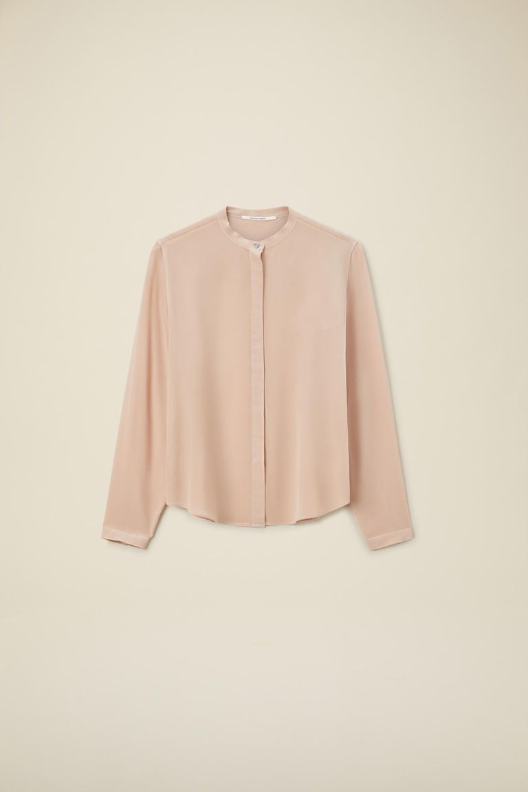 Camicia in crepe de chine