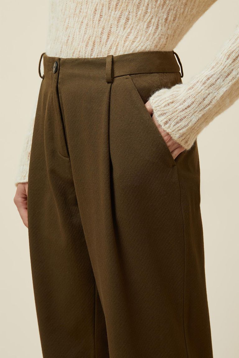 Womens Crinkle Pleated String Trousers Ladies Elasticated Waist Wide Leg  Palazzo | eBay