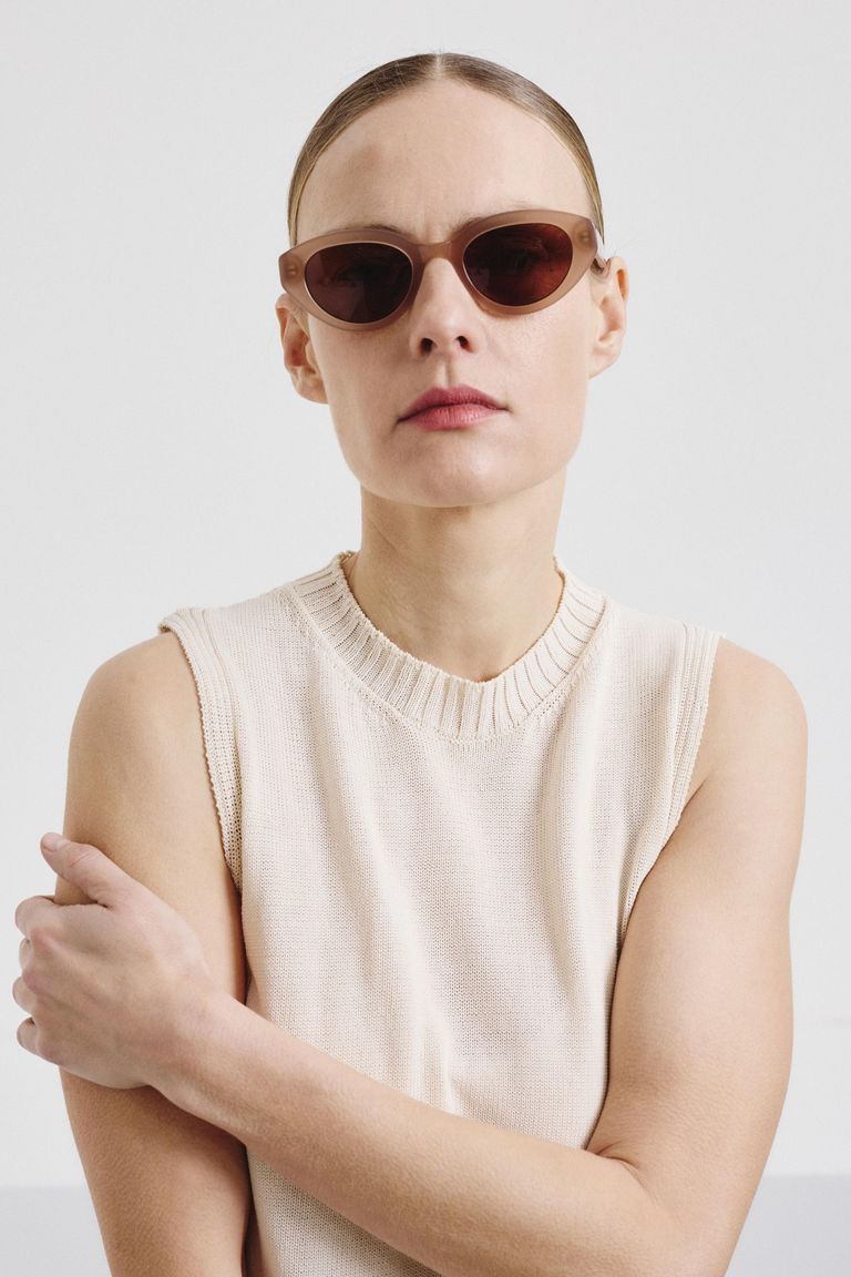 Canotta in maglia di cotone organico