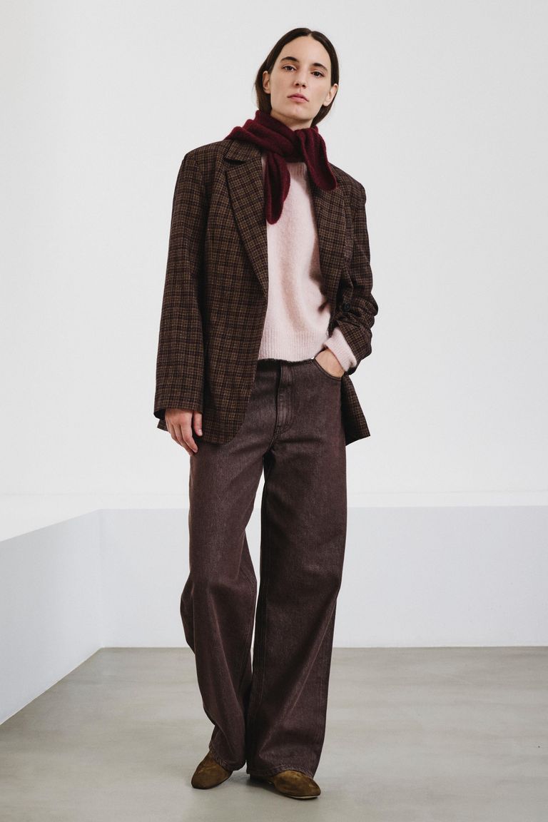 Maglione girocollo in mohair
