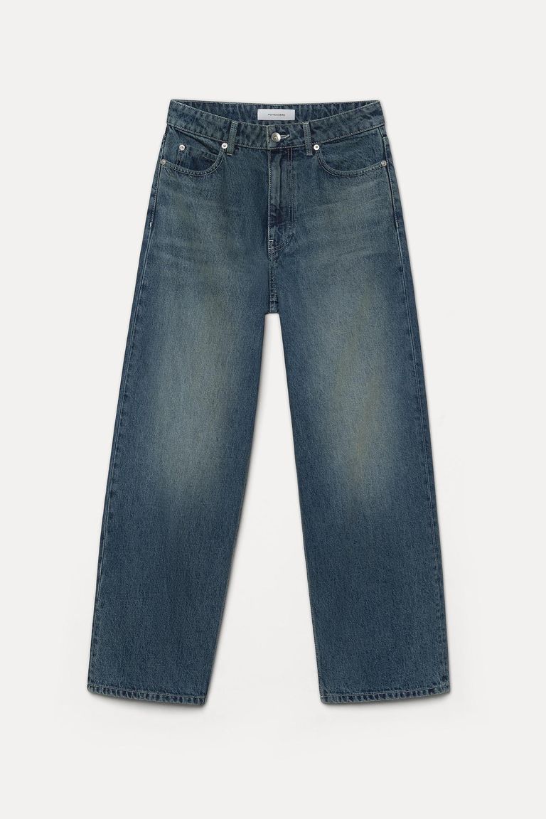 Five-pocket denim trousers