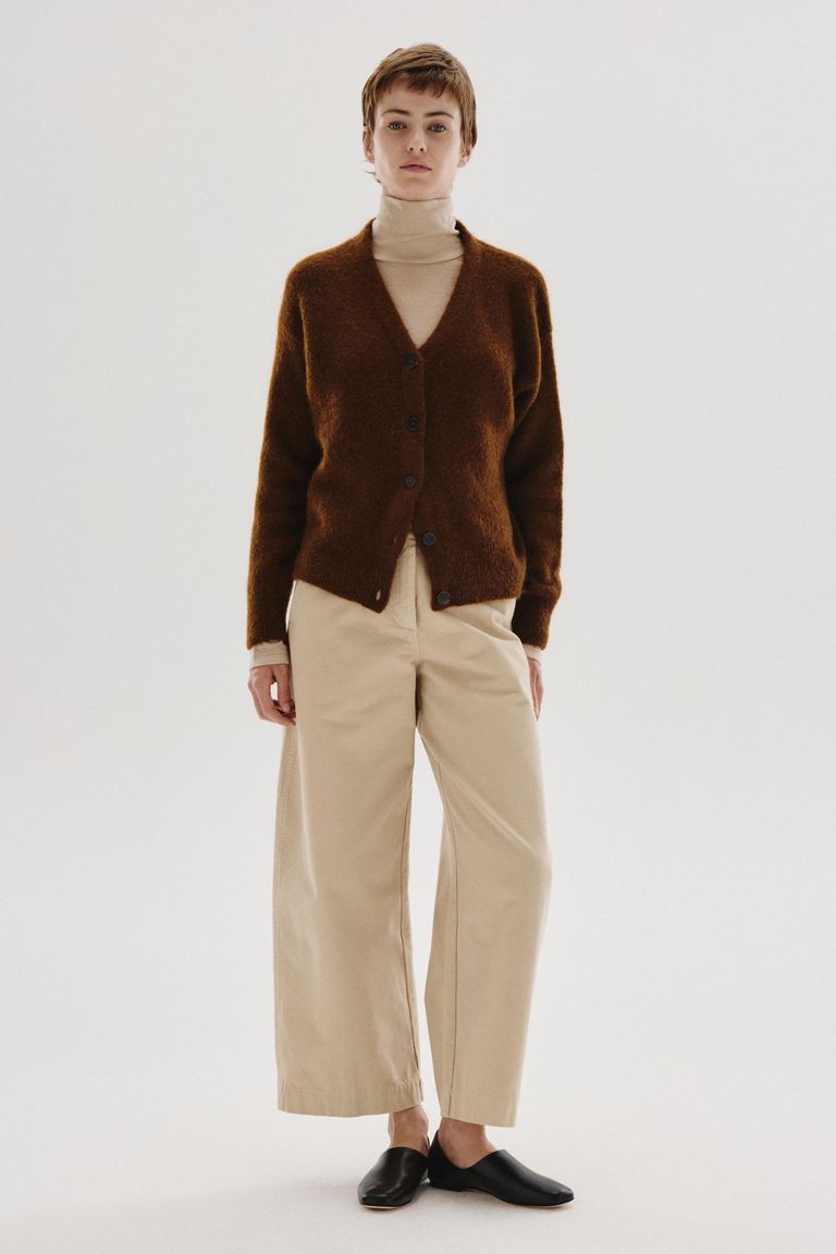 Cardigan in mohair