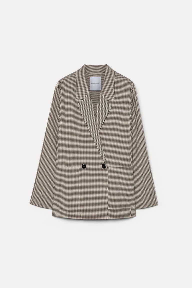 Cotton micro-vichy jacket