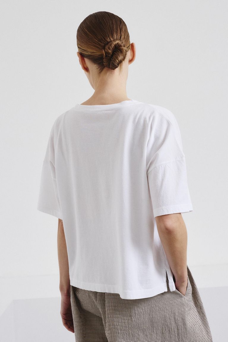 Oversized cotton jersey T-shirt