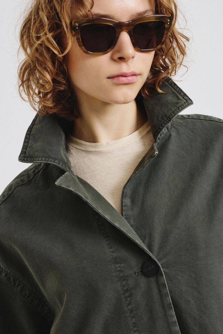 Cappotto in panama di cotone